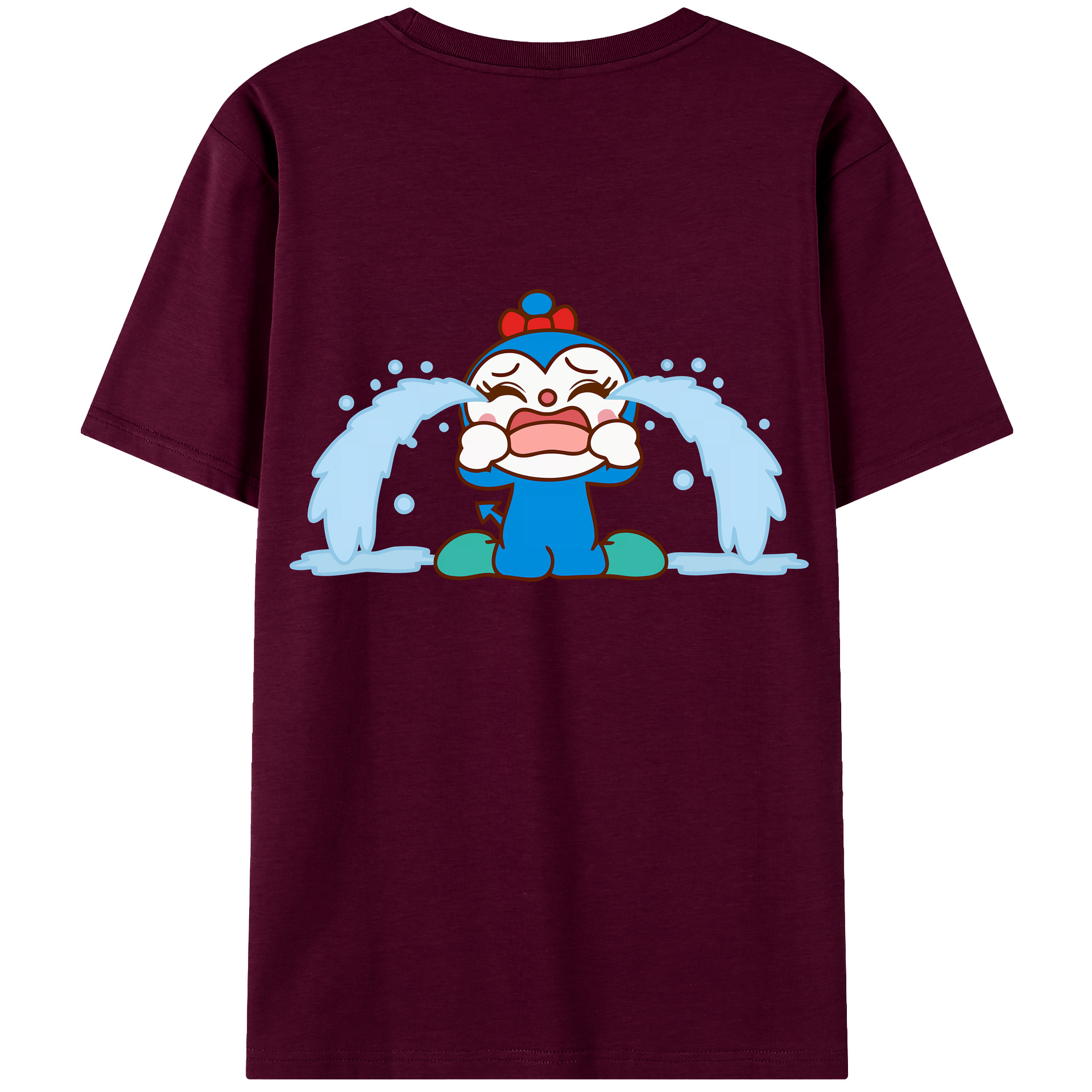 （画像用） アンパンマン Anpanman レディース半袖Tシャツ(バックプリント)